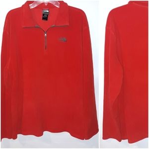 The North Face Red Polartec Fleece Pullover